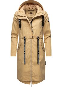 Navahoo Damen Funktionsparka "Josinaa", beige, casual, Gr. XL, Obermaterial: 100% Polyester, Futter: 100% Polyester, Wattierung: 100% Polyester,