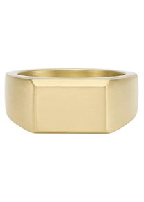 Fossil Damen Fingerring "JEWELRY, JF04495710, JF04496040", 21,5, Edelstahl, 5mm, gold, Edelstahl, Fingerringe