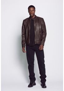 Mustang Herren Lederjacke "Max", braun, Gr. XL, Obermaterial: 100% Lammleder / Innenfutter: 100% Baumwolle/ Ärmelfutter: 100% Polyester, Jacken
