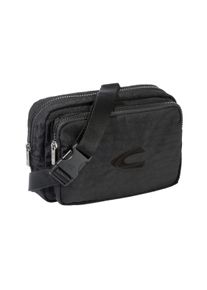 Camel Active Damen Bauchtasche "Journey", schwarz, Nylon, aufgeraut, clean, unifarben, bestickt, Taschen, aus leichtem robusten Nylon, funktional