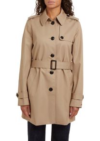 Tommy Hilfiger Damen Langjacke "HERITAGE SINGLE BREASTED TRENCH", beige, casual, Gr. M, unifarben, Web, Obermaterial: 100% Baumwolle, Jacken, mti den
