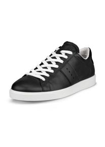Ecco Damen Sneaker "STREET LITE", Gr. 36, schwarz, Leder, sportlich, Schuhe, Freizeitschuh, Halbschuh, Schnürschuh