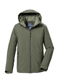 Killtec Kinder Funktionsjacke "KOW 369 BYS JCKT", grün, sportlich, Gr. 140, Oberstoff: 100% Polyester, Futter: 100% Polyester, Wattierung: 100%