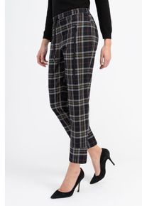 Recover Pants Damen Stoffhose "Jogpants", bunt, Gr. 50, kariert, 98% Baumwolle;2% Elasthan, Hosen, mit modischer Schnittführung