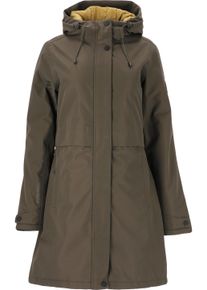 WHISTLER Kinder Parka "Mullie jr", grün, klassisch, Gr. 176, mehrfarbig, 100% Polyester, Jacken, mit verstellbarer Kapuze