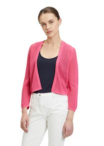 Betty Barclay Damen Strickjacke "Betty Barclay Sommer-Strickjacke mit 3/4 Arm", pink, feminin, Gr. 48, Strick, Obermaterial: 65% Viskose, 35%