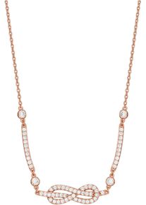 Emporio Armani Damen Kette mit Anhänger "SENTIMENTAL, EGS3108221", mit Zirkonia, Metall, L: 42cm, rosa, Metall, Halsketten, mit Zirkonia (synth.)