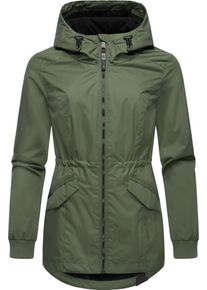Ragwear Damen Outdoorjacke "Dowey A", grün, casual, Gr. XXL, Außenmaterial: 100% Polyester, Innenfutter: 100% Polyester, Jacken, Wasser- und