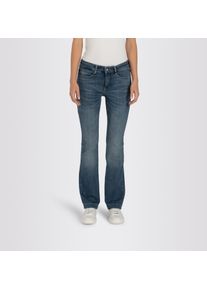 MAC Damen Bootcut-Jeans "Dream-Boot", blau, casual, Gr. 42, Denim/Jeans, Obermaterial: 90% Baumwolle, 7% Elastomultiester, 3% Elasthan, Jeans, Gerade
