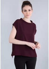 Imperial Damen Blusentop, lila, casual, Gr. XS, Jersey, Obermaterial: 97% Polyester, 3% Elasthan, Blusen, aus leicht, fließender Qualität