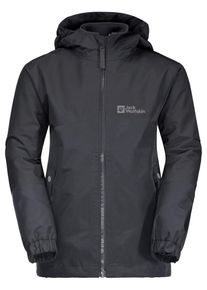 Jack Wolfskin Kinder 3-in-1-Funktionsjacke "ICELAND 3IN1 JACKET B", grau, Gr. 116, Außenjacke: OBERSTOFF 100% POLYESTER, FUTTER 100% POLYESTER