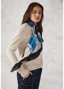 Cecil Damen Halstuch, grau, casual, bedruckt, Stoff, 100% Modal, Modetücher, aus Modal