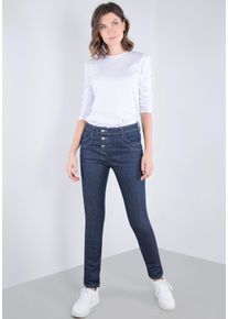 Please Jeans Damen Boyfriend-Jeans "P78A", blau, casual, Gr. XS, Obermaterial: 98% Baumwolle, 2% Elasthan, Jeans, Original Boyfriend-Cut