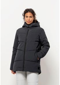 Jack Wolfskin Damen Funktionsjacke "KAROLINGER LONG JKT W", grau, Gr. S, Obermaterial: 100% Polyamid; Futter: 100% Polyester; Füllung: 100%