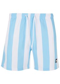 Urban Classics Herren Badeshorts "Urban Classics Herren Pattern Swim Shorts", blau, Gr. L, 100% Polyester, Badehosen