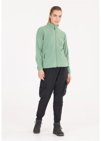WHISTLER Damen Fleecejacke "Cocoon", grün, casual, Gr. 36, unifarben, 100% Polyester, Jacken, mit praktischem Tunnelzug