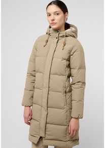 Jack Wolfskin Damen Daunenmantel "NORDLICHT COAT W", braun, Gr. L, Obermaterial: 100% Polyamid ; Futter: 100% Polyester; Füllung: 80% Entendaunen,