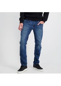 Cars Jeans Herren Regular-fit-Jeans "Jeans Henlow", blau, modisch, Gr. 31, Abriebeffekte, Denim/Jeans, Obermaterial: 97% Baumwolle, 3% Elasthan, Jeans
