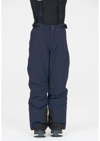 WHISTLER Kinder Skihose "Drizzle", blau, sportlich, Gr. 116, mehrfarbig, 100% Polyester, Hosen, mit Hosenträgern und wasserfester Eigenschaft