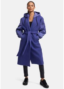 Marikoo Damen Winterjacke "Tjadee", blau, Gr. XXXL, Obermaterial: 90% Polyacryl, 8% Viscose, 2% Elasthan; Innenmaterial: 100% Polyester; Futter: 100%
