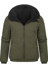 Ragwear Damen Wendejacke "Qaria", grün, modisch, Gr. XXL, Obermaterial: 70% Polyester, 30% Nylon, Innenfutter: 100% Polyester, Wattierung: 100%