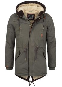 Herren Winterjacke "ASMenara", grau, Gr. XXL, Alessandro Salvarini, Obermaterial: 100% Baumwolle; Innenmaterial: 100% Polyester; Wattierung: 100%
