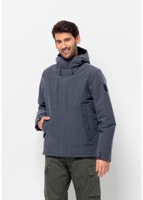 Jack Wolfskin Herren Winterjacke "SNOWY PARK JKT M", blau, Gr. S, Hauptmaterial: 72% Polyamide, 28% Polyester; Futter: 100% Polyester (recycled);