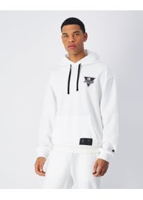 Champion Herren Kapuzensweatshirt "Hooded Sweatshirt", weiß, sportlich, Gr. XL, Obermaterial: 53% Polyester, 47% Baumwolle, Sweatshirts