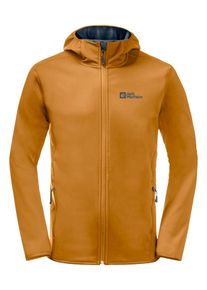 Jack Wolfskin Herren Softshelljacke "BORNBERG HOODY M", braun, Gr. XXXL, Obermaterial: 100% Polyester, Jacken