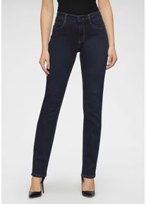 MAC Damen Stretch-Jeans "Dream", blau, casual, Gr. 34, Abriebeffekte, Denim/Jeans, Obermaterial: 65% Baumwolle, 31% Polyester, 4% Elasthan, Jeans,