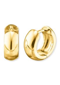 Engelsrufer Damen Paar Creolen "Keep it so simple, ERE-ANNA-G-CR", Silber 925 (Sterlingsilber), gold, Silber 925 (Sterlingsilber), Ohrringe