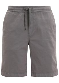 Urban Classics Herren Stoffhose "Urban Classics Herren Stretch Twill Joggshorts", grau, Gr. M, unifarben, 98% Baumwolle, 2% Elasthan, Hosen