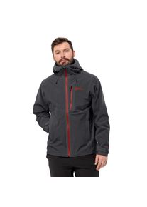 Jack Wolfskin Herren Funktionsjacke "EAGLE PEAK 2L JKT M", grau, sportlich, Gr. S, unifarben, Obermaterial: 100% Polyester, Jacken, mit Stretchanteil