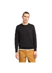 Timberland Herren Strickpullover, schwarz, casual, Gr. L, unifarben, Strick, Obermaterial: 100% Baumwolle, Pullover
