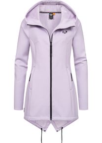 Ragwear Damen Sweatjacke "Wingi", lila, sportlich, Gr. XS, 95% Polyester, 5% Elasthan, Sweatjacken, Sportliche Damen Kapuzenjacke mit kuschelig