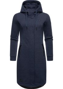 Ragwear Damen Kurzmantel "Letti Long", blau, sportlich, Gr. XXL, Fleece, Obermaterial: 54% Polyester, 41% Baumwolle, 5% Viskose, Mäntel,
