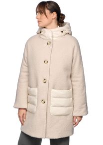Geox Damen Kurzmantel "CALITHE", beige, casual, Gr. 40, unifarben, Web, Obermaterial: 100% Polyester. Futter: 100% Polyamid. Wattierung: 100%