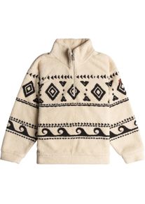 Roxy Kinder Strickfleece-Pullover, beige, Gr. 12, Obermaterial: 100% Polyester, Pullover