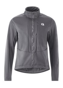 Gonso Herren Fahrradjacke "ADVENTURE JACKET SOFTSHELL M", grau, Gr. XL, 100% Polyester, Jacken, Herren Softshell-Jacke, Radjacke slim fit