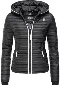 Navahoo Damen Steppjacke "Kimuk Prc", schwarz, casual, Gr. M, Oberstoff: 100% Nylon, Futter: 100% Polyester, Wattierung: 100% Polyester, Ärmelfutter: