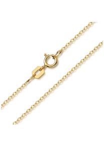 Firetti Damen Goldkette "Schmuck Geschenk Gold 333 Flachankerkette, ca. 1,1 mm breit", 42, Gelbgold 333, B: 1,1mm, gold, Gelbgold 333, B:1,1mm,
