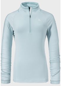 Schöffel SCHÖFFEL Damen Funktionsshirt "Hiking Longsleeve Style Cascata WMS", blau, sportlich, Gr. 38, Oberstoff : 93, 5% Polyester 6, 5% Elasthan, Shirts