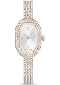 Swarovski Damen Quarzuhr "DEXTERA BANGLE", gold, Armbanduhren, Armbanduhr, Damenuhr, Swarovski-Kristalle, Swiss Made