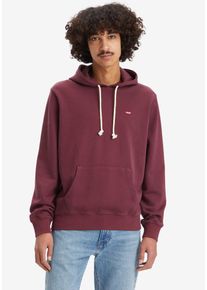 Levi's LEVI'S Herren Kapuzensweatshirt "NEW ORIGINAL HOODIE", lila, casual, Gr. S, Sweatware, Obermaterial: 100% Baumwolle, Sweatshirts, mit kleinem