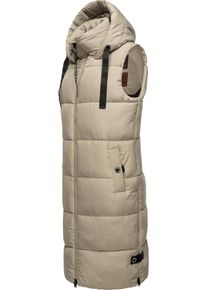 Navahoo Damen Steppweste "Schnuffelchen", grau, modisch, Gr. S, Oberstoff: 100% Polyester; Futter: 100% Polyester; Wattierung: 100% Polyester,