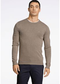 LINDBERGH Herren Strickpullover "LINDBERGH Strickpullover", beige, Gr. XXL, Oberstoff: 80% Viskose, 20% Nylon, Pullover