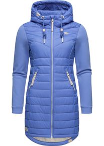 Ragwear Damen Steppmantel "Lucinda Long II", blau, sportlich, Gr. 4XL, Obermaterial: 100% Polyester, Obermaterial Ärmel: 100% Baumwolle,