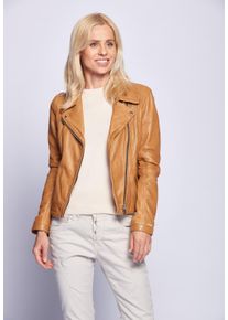Maze Damen Lederjacke "173Indiana", braun, Gr. L, Obermaterial: 100% Lammleder / Futter: 100% Polyester, Jacken