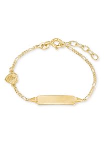 Amor Mädchen Goldarmband "Herz, Schutzengel, 2014329", Gelbgold 375, gold, Gelbgold 375, Armbänder, Made in Germany