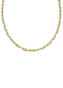 Fossil Damen Gliederkette "HERITAGE D-LINK, JA7209710", Messing, L: 42,5cm B: 3,5mm, gold, Messing, B:3,5mm, Halsketten